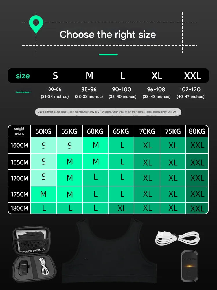 ProCircle GPS Tracer Vest for Football Training Wearable APP Soccer Positioning Vest for Data Monitoring