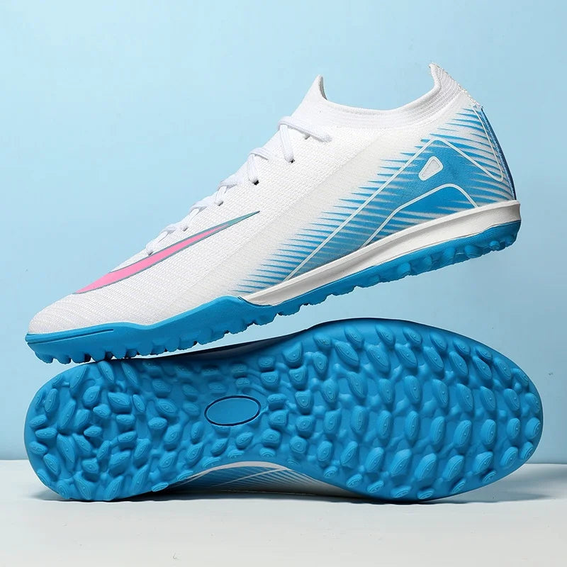 New Men Football Boots Non Slip Training Cleats Soccer Shoes Outdoor Sport Boys Long Spikes Adult Breathable Match Comfortable