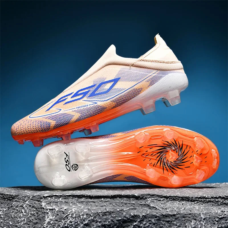 New Men's Soccer Shoes Grass Adult Football Boots Ultralight Sport Indoor Cleats Non-Slip Non Slip Fg Turf Futsal Comfortable