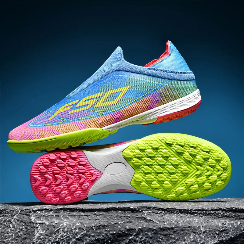New Men's Soccer Shoes Grass Adult Football Boots Ultralight Sport Indoor Cleats Non-Slip Non Slip Fg Turf Futsal Comfortable