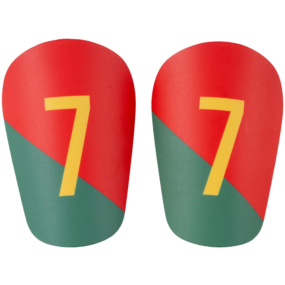 1 Pair Mini Football Shin Pad Wear-resistant Shock Absorbing Leg Protector Lightweight Portable Soccer Training Shank Board