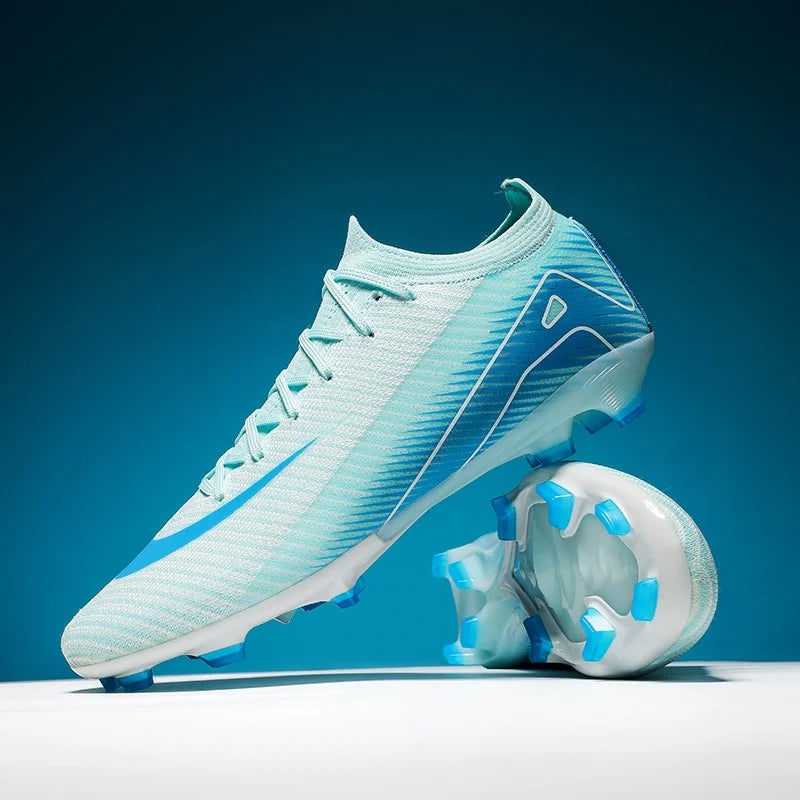 New Men Football Boots Non Slip Training Cleats Soccer Shoes Outdoor Sport Boys Long Spikes Adult Breathable Match Comfortable