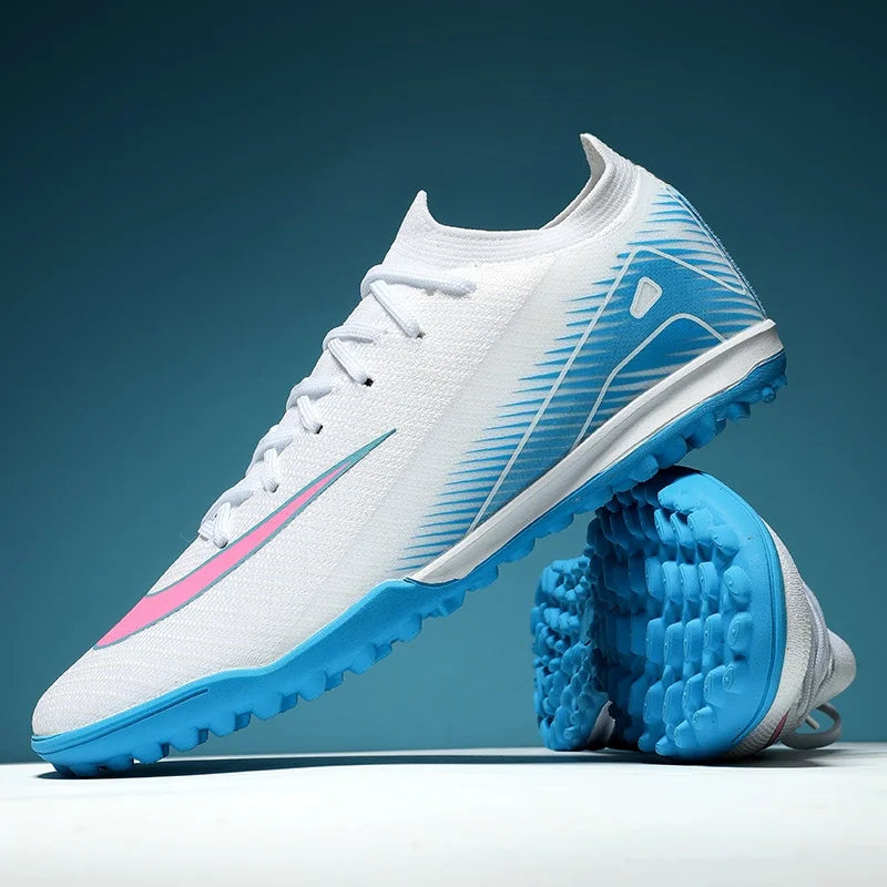 New Men Football Boots Non Slip Training Cleats Soccer Shoes Outdoor Sport Boys Long Spikes Adult Breathable Match Comfortable