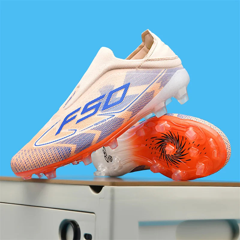 New Men's Soccer Shoes Grass Adult Football Boots Ultralight Sport Indoor Cleats Non-Slip Non Slip Fg Turf Futsal Comfortable