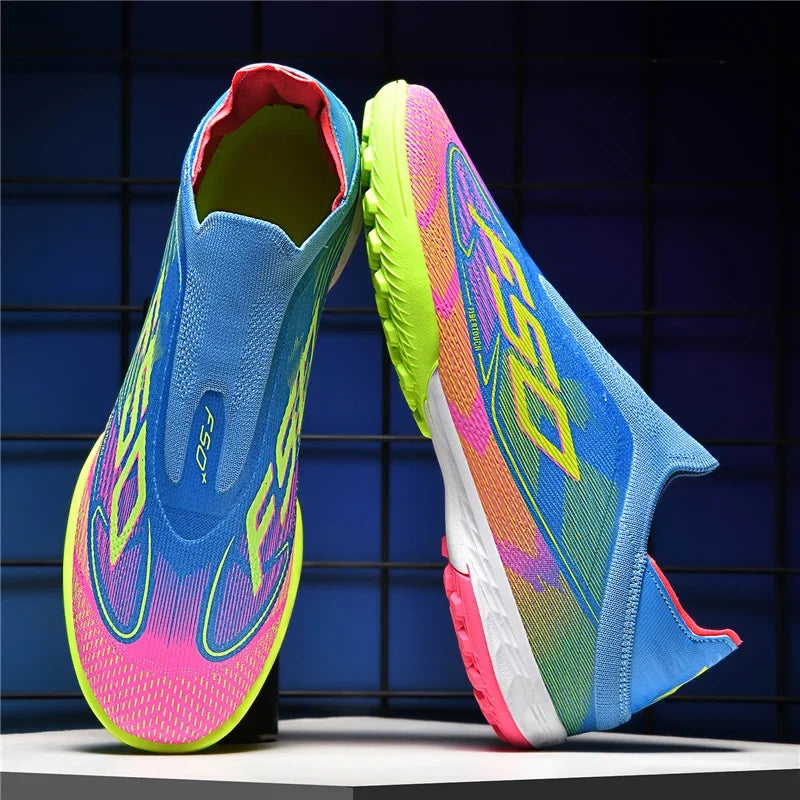 New Men's Soccer Shoes Grass Adult Football Boots Ultralight Sport Indoor Cleats Non-Slip Non Slip Fg Turf Futsal Comfortable