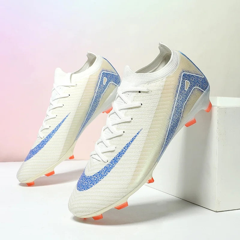 New Men Football Boots Non Slip Training Cleats Soccer Shoes Outdoor Sport Boys Long Spikes Adult Breathable Match Comfortable