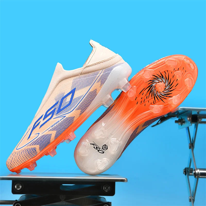 New Men's Soccer Shoes Grass Adult Football Boots Ultralight Sport Indoor Cleats Non-Slip Non Slip Fg Turf Futsal Comfortable