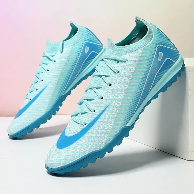 New Men Football Boots Non Slip Training Cleats Soccer Shoes Outdoor Sport Boys Long Spikes Adult Breathable Match Comfortable