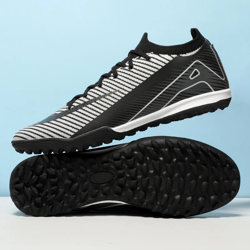 New Men Football Boots Non Slip Training Cleats Soccer Shoes Outdoor Sport Boys Long Spikes Adult Breathable Match Comfortable