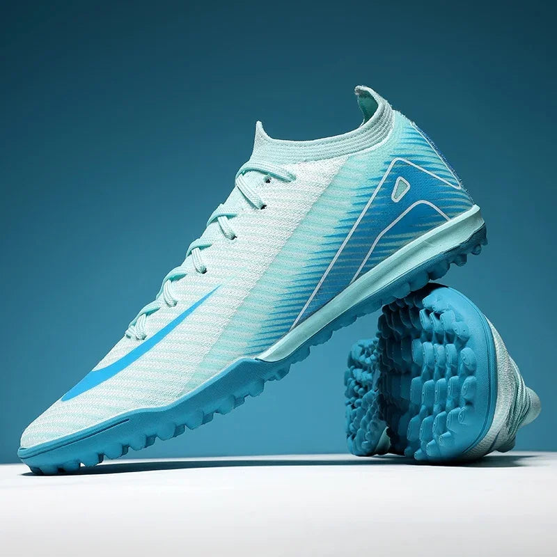 New Men Football Boots Non Slip Training Cleats Soccer Shoes Outdoor Sport Boys Long Spikes Adult Breathable Match Comfortable