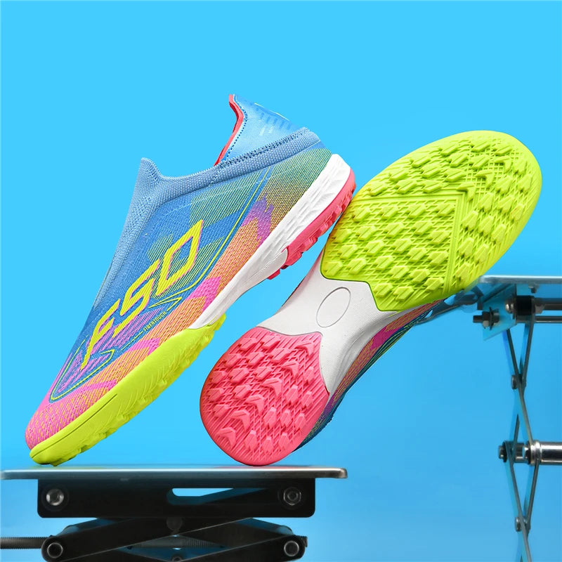 New Men's Soccer Shoes Grass Adult Football Boots Ultralight Sport Indoor Cleats Non-Slip Non Slip Fg Turf Futsal Comfortable