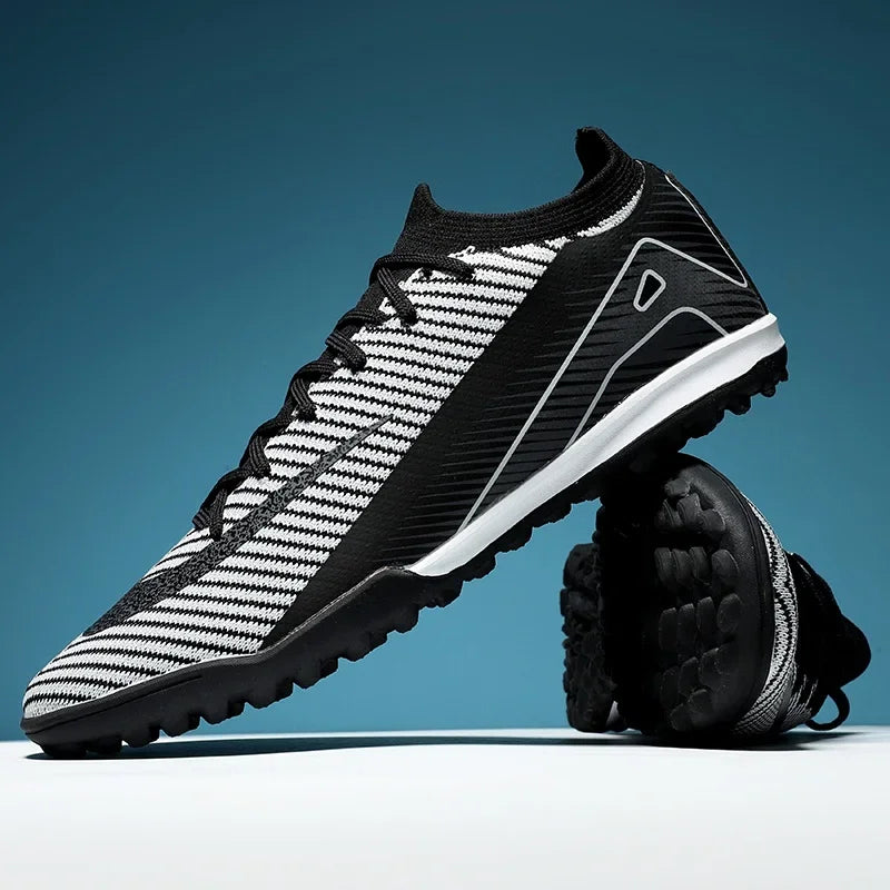 New Men Football Boots Non Slip Training Cleats Soccer Shoes Outdoor Sport Boys Long Spikes Adult Breathable Match Comfortable