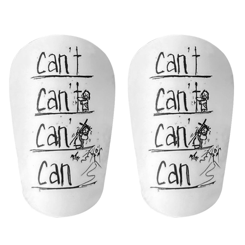 1 Pair Mini Football Shin Pad Wear-resistant Shock Absorbing Leg Protector Lightweight Portable Soccer Training Shank Board