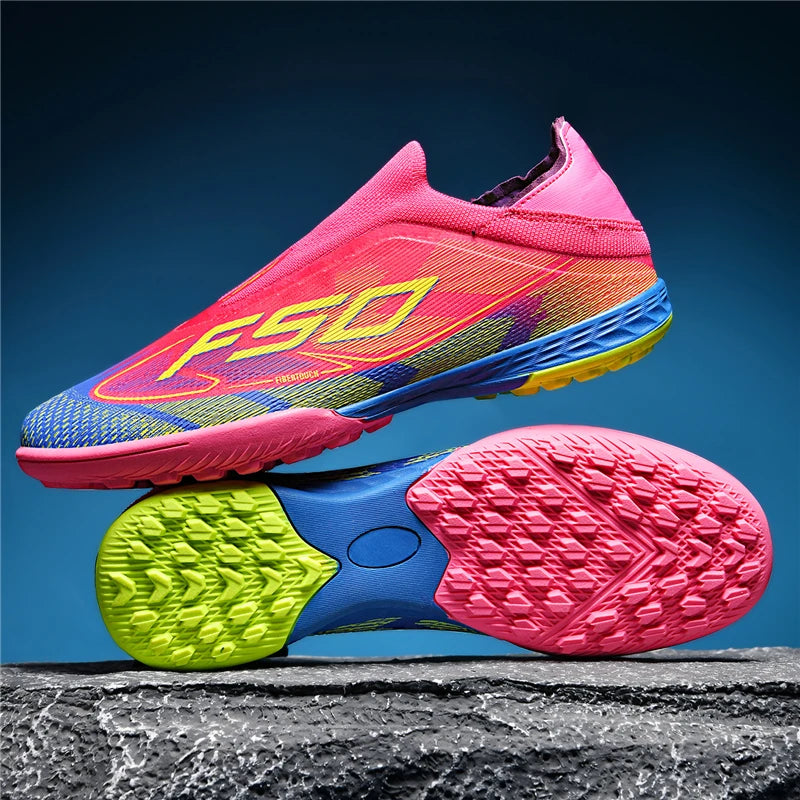 New Men's Soccer Shoes Grass Adult Football Boots Ultralight Sport Indoor Cleats Non-Slip Non Slip Fg Turf Futsal Comfortable