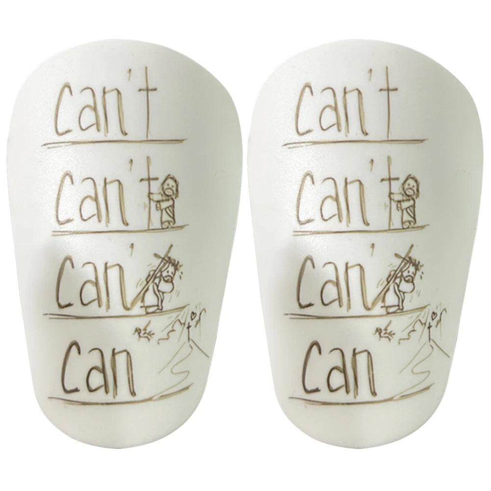 1 Pair Mini Football Shin Pad Wear-resistant Shock Absorbing Leg Protector Lightweight Portable Soccer Training Shank Board