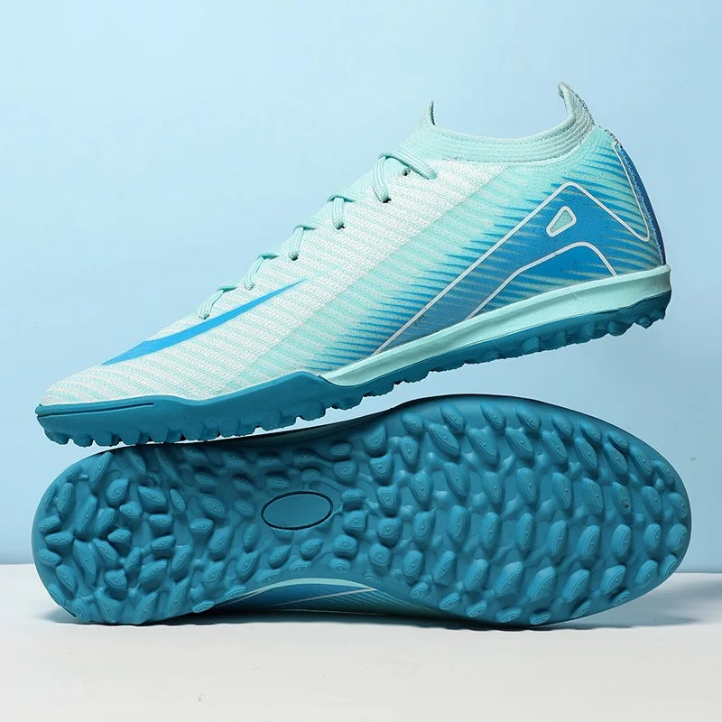 New Men Football Boots Non Slip Training Cleats Soccer Shoes Outdoor Sport Boys Long Spikes Adult Breathable Match Comfortable