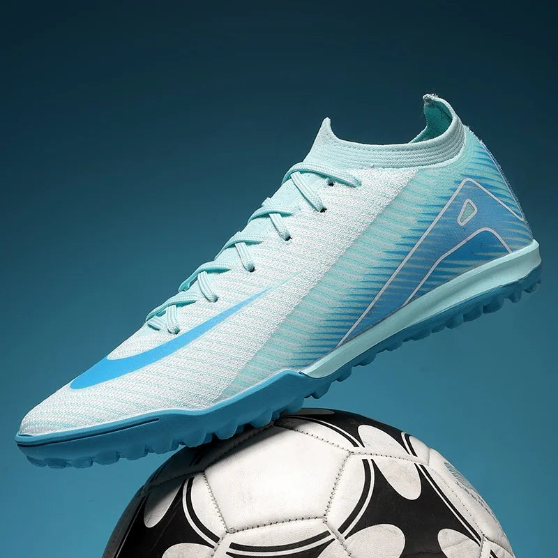 New Men Football Boots Non Slip Training Cleats Soccer Shoes Outdoor Sport Boys Long Spikes Adult Breathable Match Comfortable